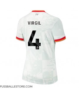 Günstige Liverpool Virgil van Dijk #4 3rd trikot Damen 2024-25 Kurzarm